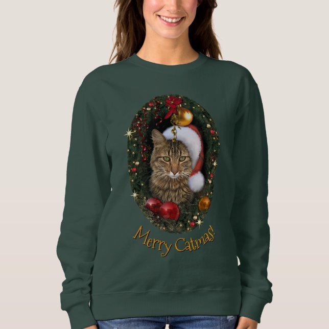 T-shirts Catmas Feliz (Frente)