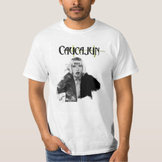 T-shirts Caucajun obedece o T branco