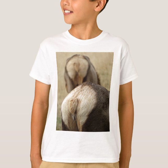 T-shirts Cauda de Elk e peles (Frente)
