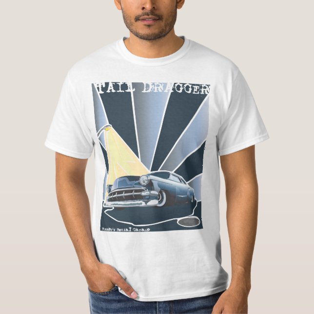 T-shirts Cauda Dragger de Chevy (Frente)