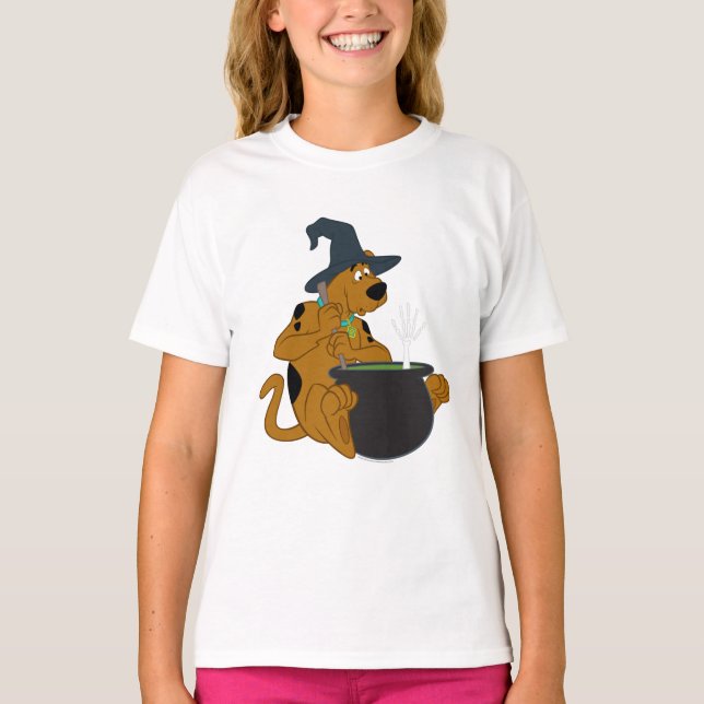 T-shirts Cauldron da Bruxa Scooby-Doo (Frente)