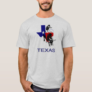 T-shirts Cavaleiro de Texas Bull
