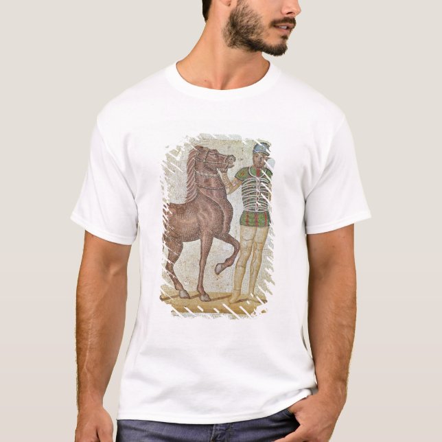 T-shirts Cavaleiro do cavalo em cores de competência (Frente)