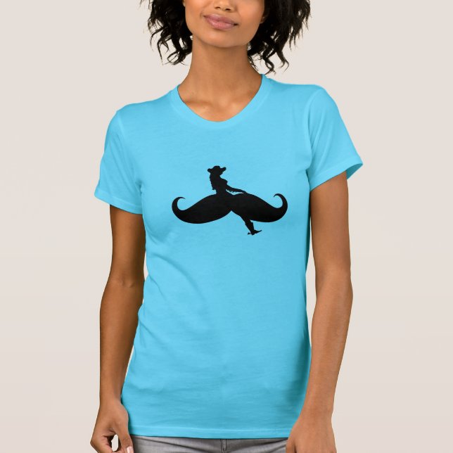 T-shirts Cavaleiro do Moustache (Frente)