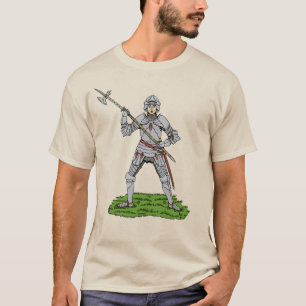 T-shirts Cavaleiro Inglês do Século XV