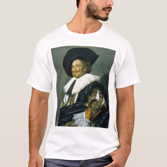 T-shirts Cavaleiro Rindo - 1624 - Franz Hals (Holandês) (Frente)