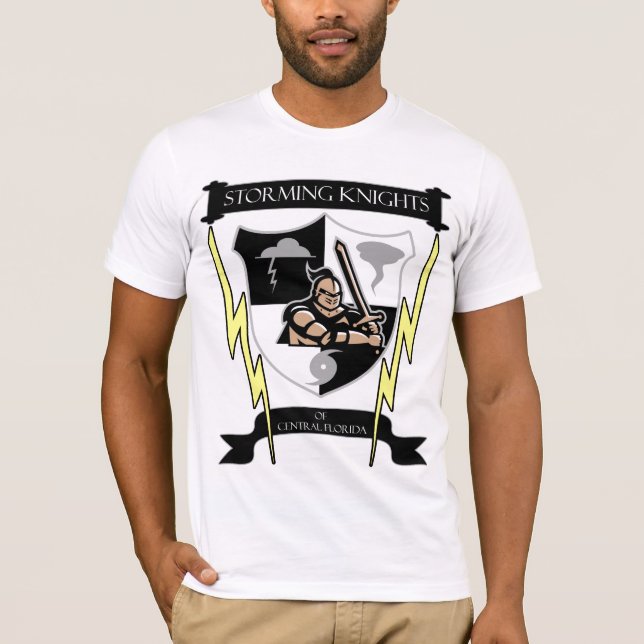 T-shirts Cavaleiros de ataque de Florida central (Frente)