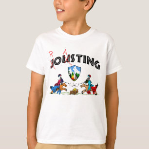 T-shirts Cavaleiros do campista que Roasting o Marshmallow