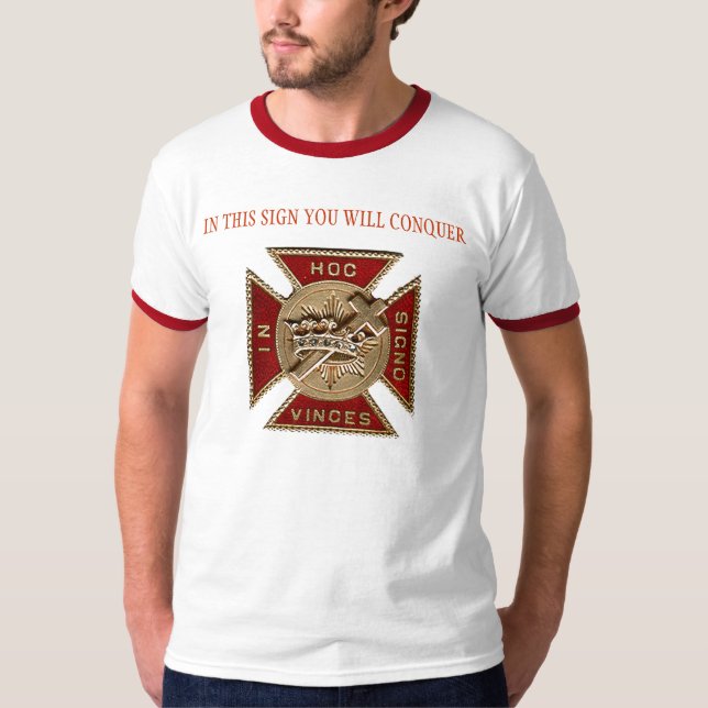 T-SHIRTS CAVALEIROS TEMPLAR (Frente)