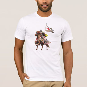 T-SHIRTS CAVALEIROS TEMPLAR EM SEU CAVALO