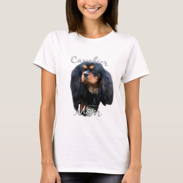 T-shirts Cavalier King Charles Spaniel Mãe 2 (Frente)
