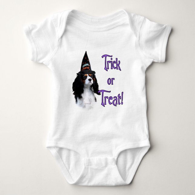 T-shirts Cavalier King Charles Spaniel Trick (Frente)