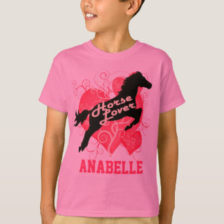 T-shirts Cavalo Anabelle personalizado amante