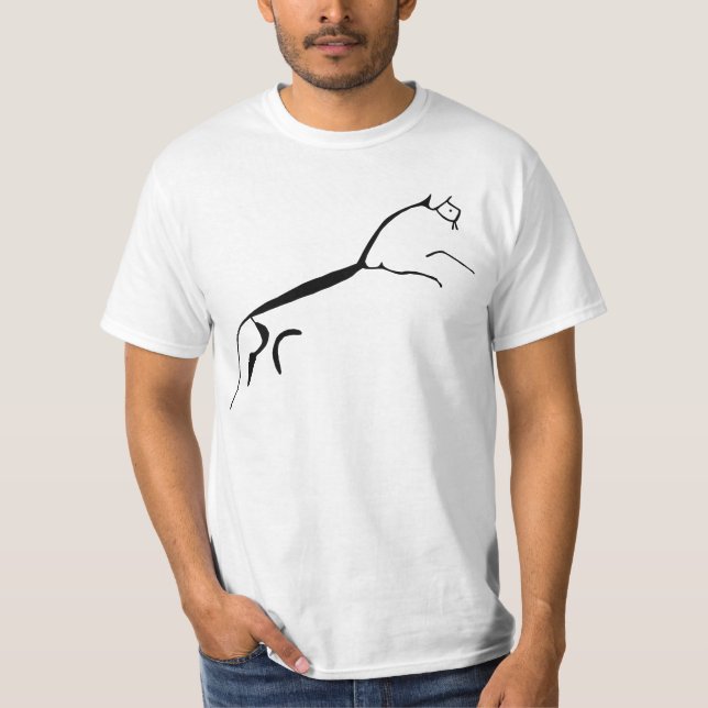 T-shirts Cavalo branco do castelo de Uffington (Frente)