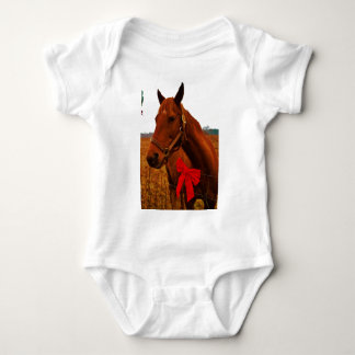 T-shirts Cavalo com Arco Vermelho