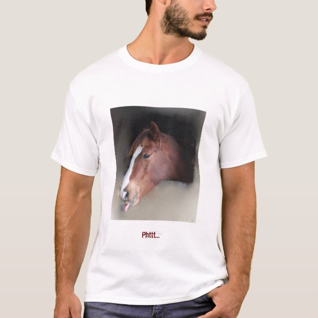 T-shirts Cavalo com atitude (Frente)
