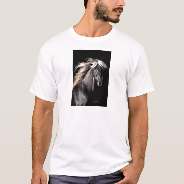 T-shirts Cavalo da montanha rochosa de Choco (Frente)