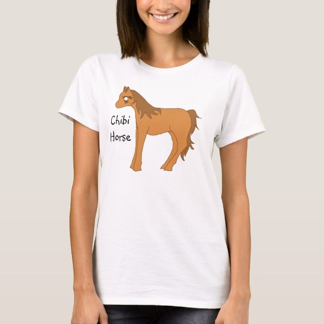 T-shirts Cavalo de Chibi (Frente)