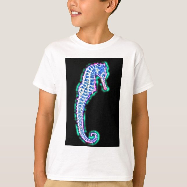 T-shirts Cavalo de Mar Elétrico (Frente)