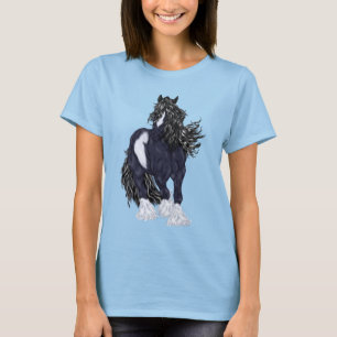 T-shirts Cavalo de Rascunho de Vanner Gypsy