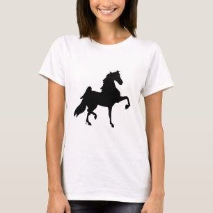T-shirts Cavalo de Saddlebred do americano