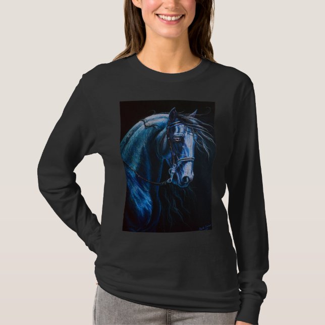 T-shirts Cavalo do frisão (Frente)
