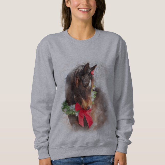 T-shirts Cavalo doce do Natal (Frente)