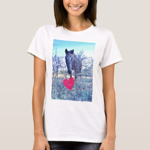 T-shirts Cavalo e Coração