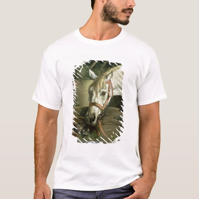 T-shirts Cavalo e gatinhos, 1890 (Frente)