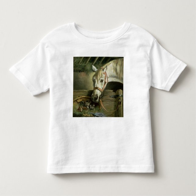 T-shirts Cavalo e gatinhos, 1890 (Frente)