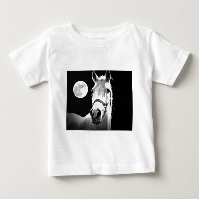 T-shirts Cavalo e Lua (Frente)