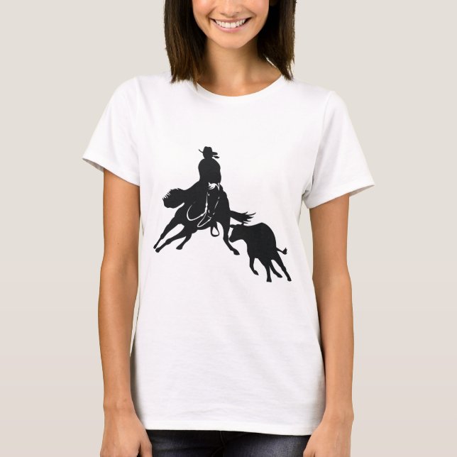 T-shirts Cavalo e vaca do corte (Frente)