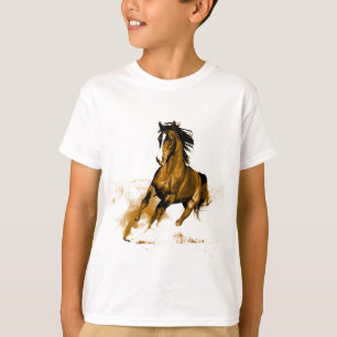 T-shirts Cavalo em Execução