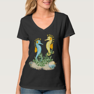 T-shirts Cavalo marinho e Bling da fantasia