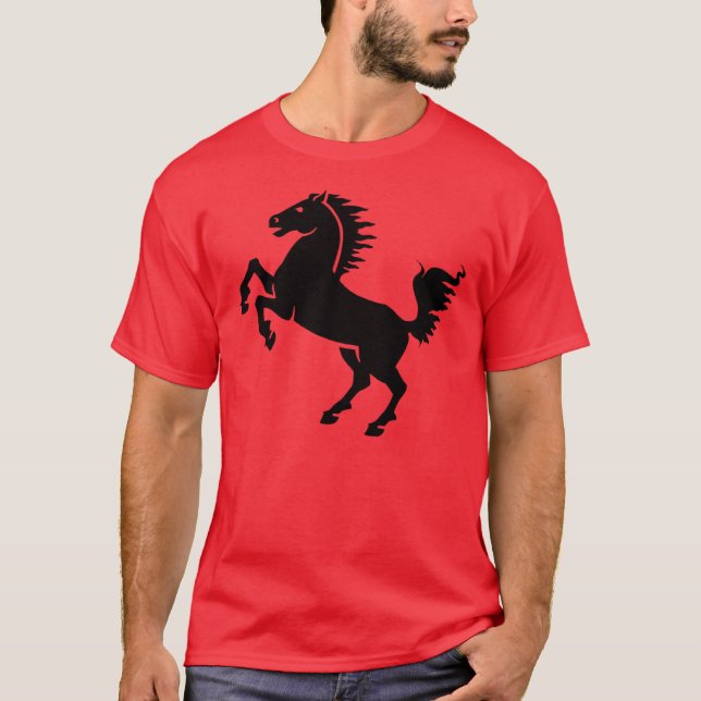 T-shirts Cavalo Negro (Frente)