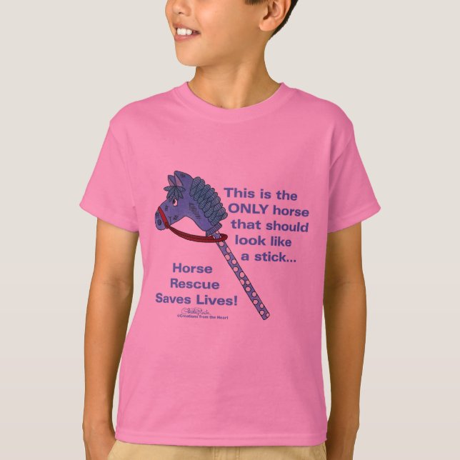 T-shirts Cavalo-palha (Frente)