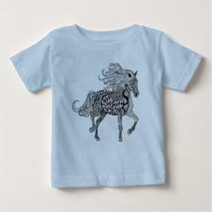 T-shirts Cavalo preto inspirado