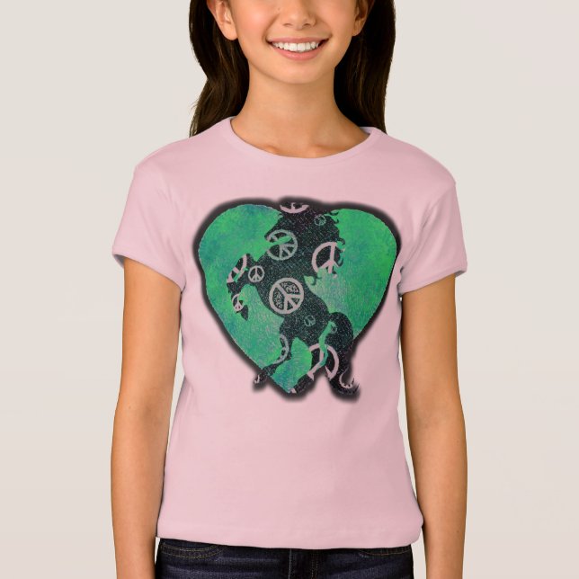 T-shirts Cavalo Selvagem Pacífico! (Frente)