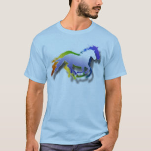 T-shirts cavalos 3D Running