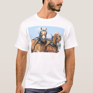 T-shirts Cavalos belgas