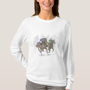 T-shirts Cavalos de raça de galope