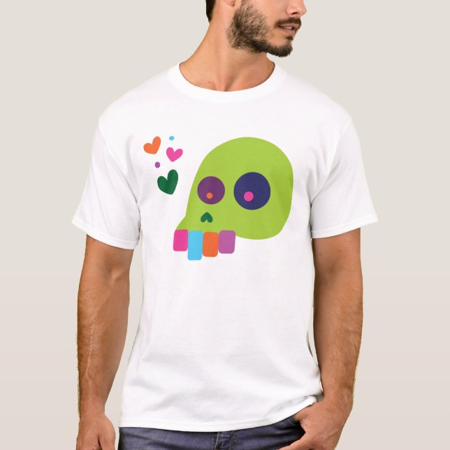 T-shirts Caveira Arco Colorida (Frente)