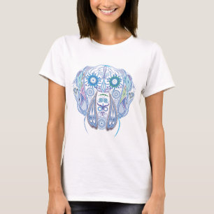 T-shirts Caveira de Great Dane Açucarada
