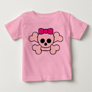 T-shirts Caveira e Crossbones Longa Capa