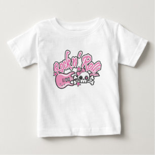 T-shirts Caveira Girly Rock n' Roll