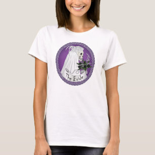 T-shirts Caveira-Noiva - Roxo