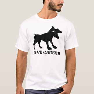 T-shirts CAVERNA CANEM - BEWARE do latino de CÃO