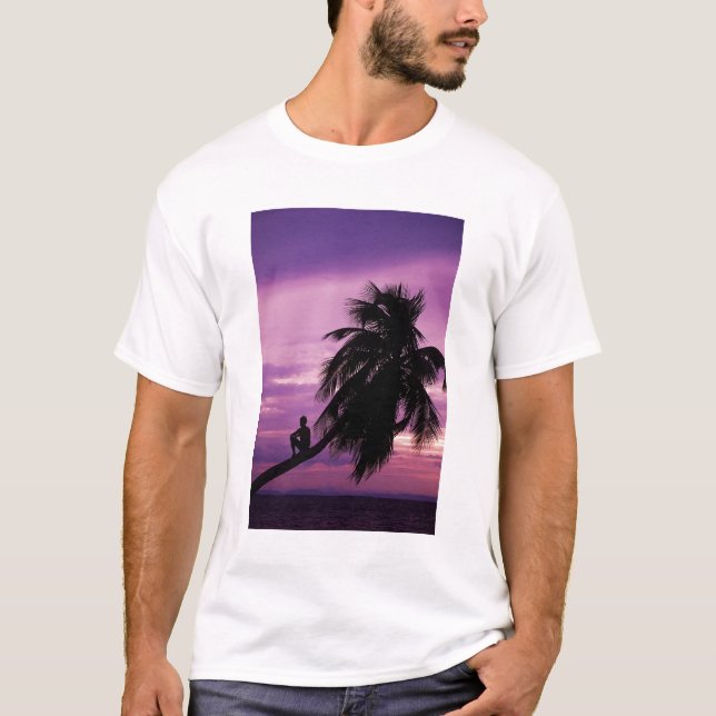 T-shirts Caye Ambergris, Belize, América Central. (Frente)