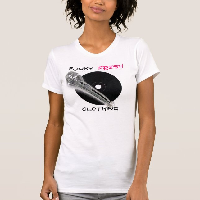 T-shirts CDR_BLACK, microfone-encanto-prata, Funky, Fres… (Frente)