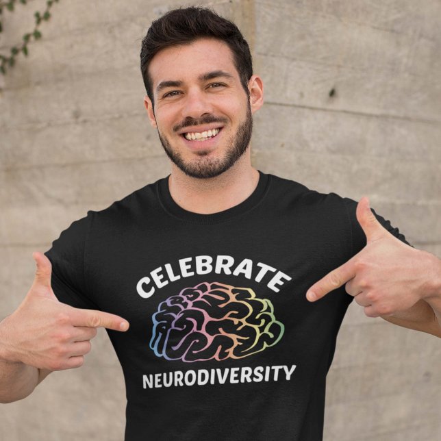 T-shirts Celebrar a Neurodiversidade (Criador carregado)